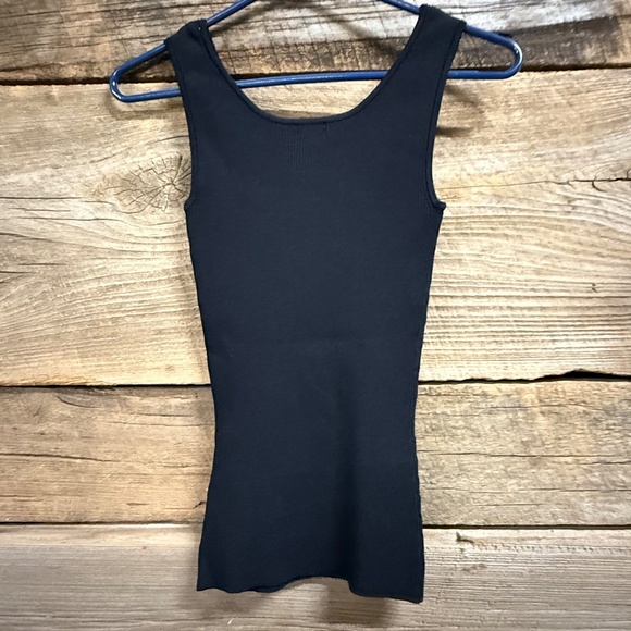 NWT Cache tank top with beaded trim, black, SX - Picture 7 of 7